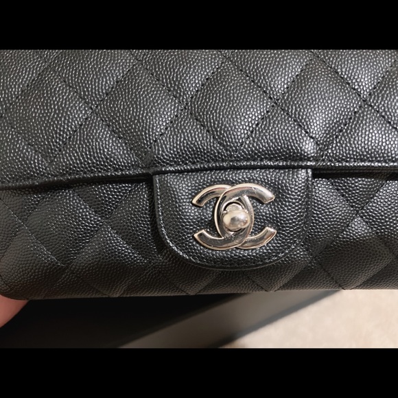 Authentic Chanel Classic Mini Rectangle Caviar - Picture 4 of 10